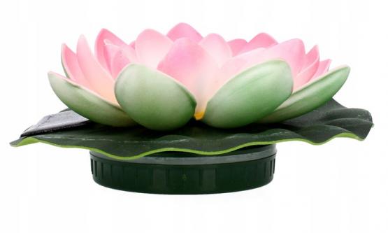 LAMPA SOLARNA PŁYWAJĄCA LILIA 18 x 18 x 6 cm MULTIKOLOR 