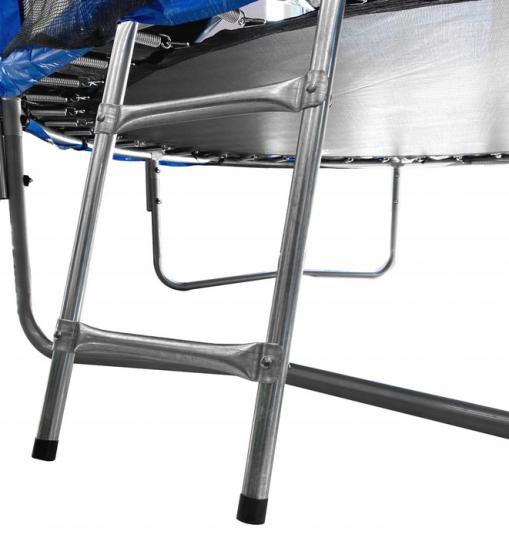 TRAMPOLINA ŚRED. 3.05M Z DRABINKĄ I SIATKĄ ZABEZPIECZAJĄCĄ 