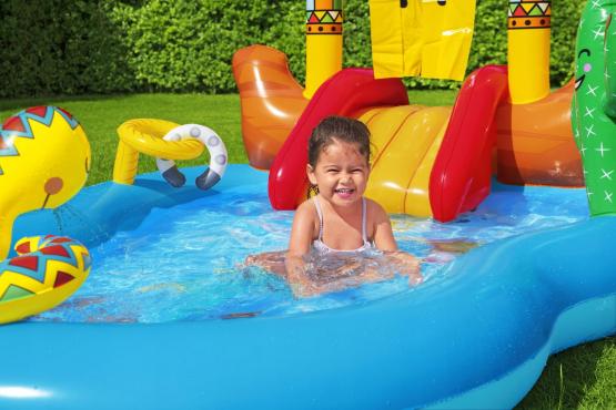 PLAC ZABAW DMUCHANY DZIKI ZACHÓD 266cm x 188cm x 140cm 