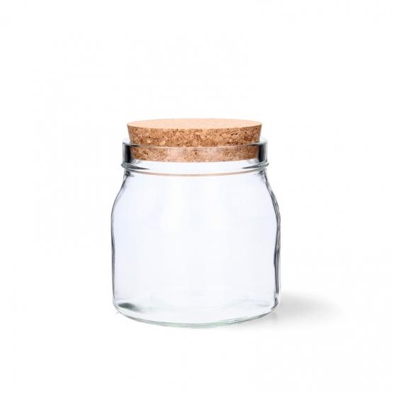 SŁÓJ 0,5 L Z WIECZKIEM KORKOWYM