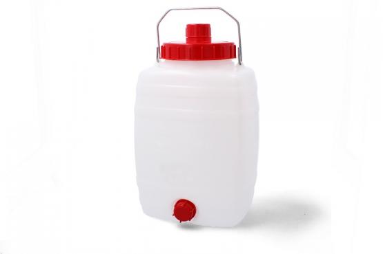 BECZKA 10L Z ZAKRĘTKĄ, UCHWYTEM METALOWYM I ODPOWIETRZNIKIEM 