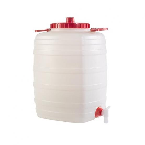 BECZKA 50L Z ZAKRĘTKĄ, UCHWYTEM METALOWYM I ODPOWIETRZNIKIEM 