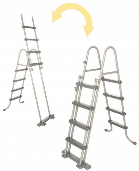 BASEN STELAŻOWY 5,49 X 1,22 M (BASEN,POMPA FILTRUJĄCA, DRABINKA, POKRYWA