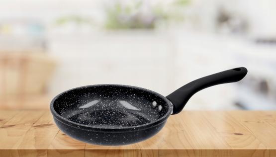 PATELNIA ALUMINIOWA 24 CM 2,3 MM Z POWŁOKĄ CERAMICZNĄ (INDUKCJA)  *6405