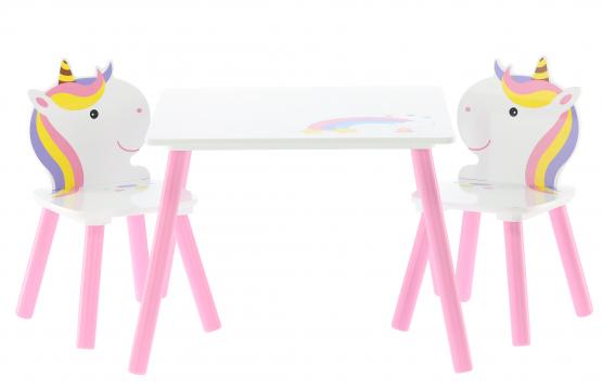 MAŁY STOLIK Z 2 KRZESEŁKAMI KUCYK LILY