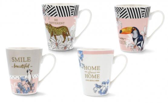 KUBEK PORCELANOWY 390 ML ANIMALS 