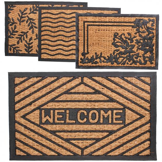 TAM7630 WYCIERACZKA PROSTOKĄTNA GUMA+ KOKOS 40x60