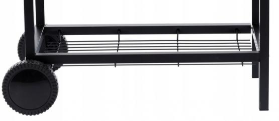 GRILL WĘGLOWY BECZKA Z POKRYWĄ I KÓŁKAMI 101 x 70,5 x 94,5 CM 
