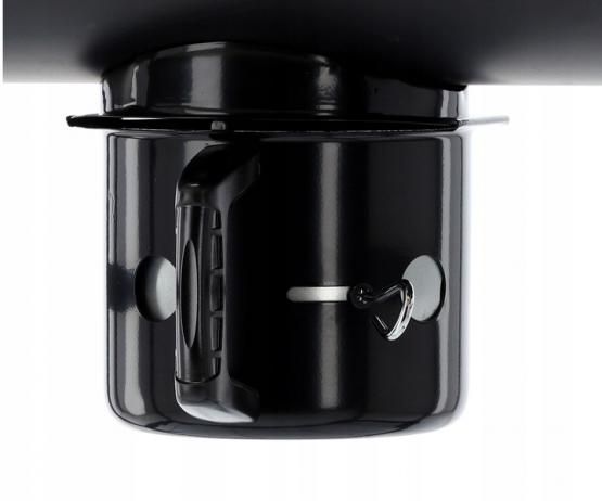 GRILL WĘGLOWY BECZKA Z POKRYWĄ I KÓŁKAMI 101 x 70,5 x 94,5 CM 