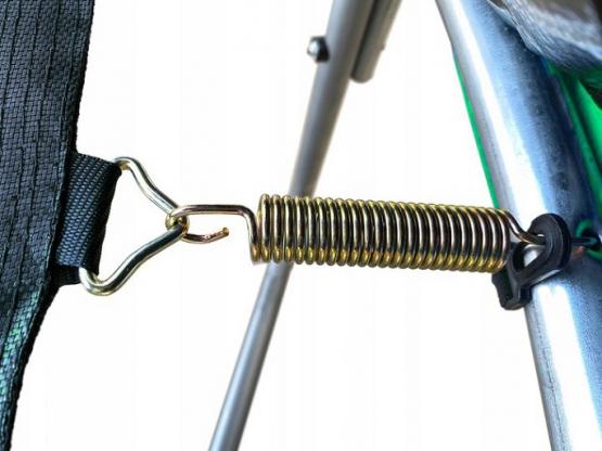 TRAMPOLINA 8FT Z DRABINKĄ I SIATKĄ WEWNĘTRZNĄ 