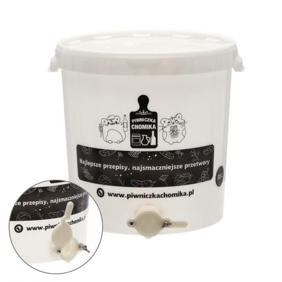 ODSTOJNIK DO MIODU 30 L Z ZAWOREM 