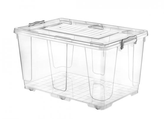 POJEMNIK PROSTOKĄTNY MULTI BOX 80L Z KÓŁKAMI 