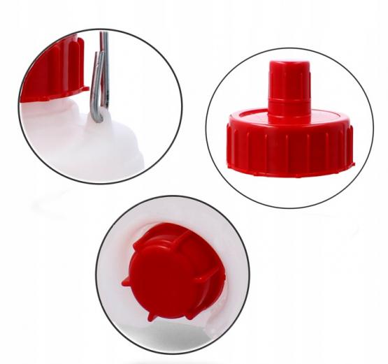 BECZKA 10L Z ZAKRĘTKĄ, UCHWYTEM METALOWYM I ODPOWIETRZNIKIEM 