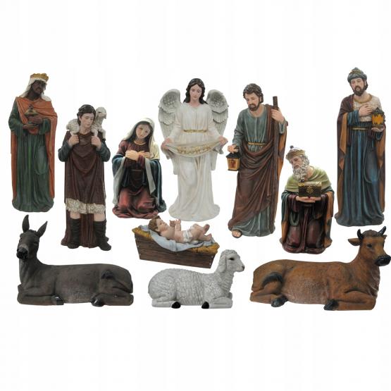 KPL.FIGUR BOŻONARODZENIOWYCH 11 EL.120 CM MASA ŻYWICZNA