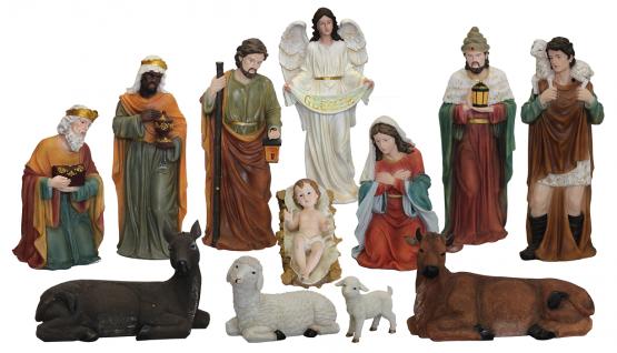 FIGURY DO SZOPKI BOŻONARODZENIOWE 12 EL. 80 CM