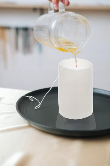 FORMA SILIKONOWA DO ŚWIEC WALEC GŁADKI  