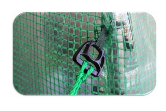 TUNEL FOLIOWY OGRODOWY 3 SEGMENTOWY ZIELONY NEW SOLUTION 3 x 2 x 2 M