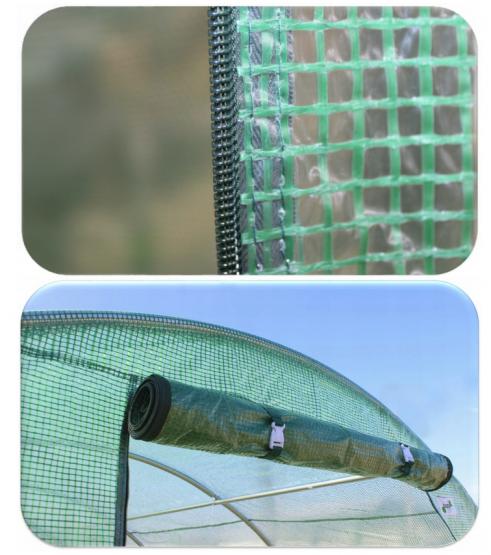 TUNEL FOLIOWY OGRODOWY 3 SEGMENTOWY ZIELONY NEW SOLUTION 3 x 2 x 2 M