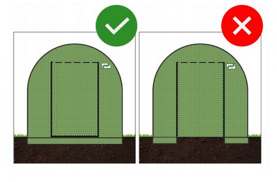 TUNEL FOLIOWY OGRODOWY 3 SEGMENTOWY ZIELONY NEW SOLUTION 3 x 2 x 2 M