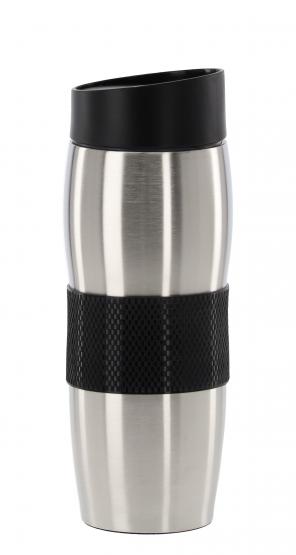 KUBEK TERMICZNY 350 ML TURYSTYCZNY Z NAKŁADKĄ ANTYPOŚLIZGOWĄ 