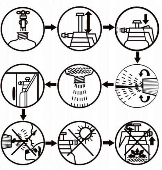 OPRYSKIWACZ CIŚNIENIOWY KOMPRESYJNY 1L SPRYSKIWACZ