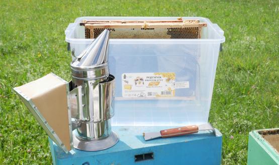 PODKURZACZ PSZCZELARSKI ZE STALI NIERDZEWNEJ 28 CM 