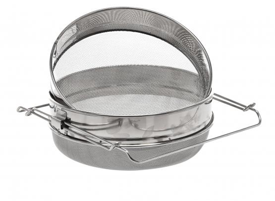 SITO NIERDZEWNE PODWÓJNE DO MIODU 24 CM 