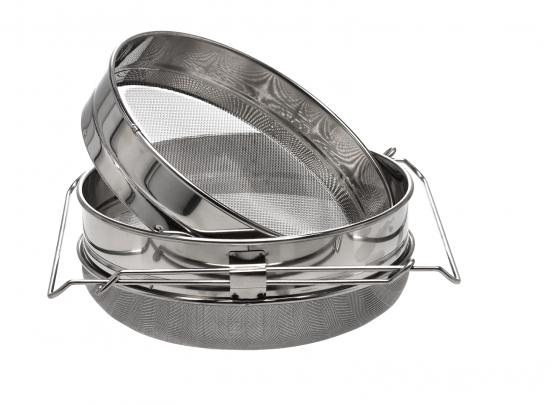 SITO NIERDZEWNE PODWÓJNE DO MIODU 24 CM 