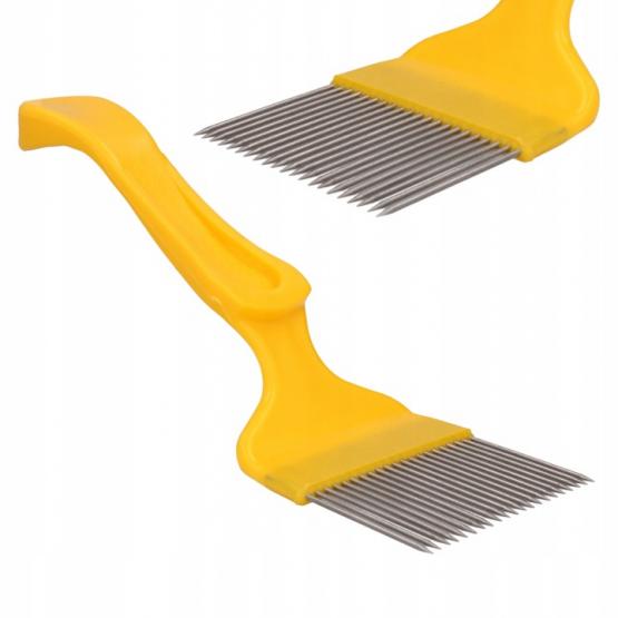 WIDELEC DO ODSKLEPIANIA MIODU 20,4 x 7 CM Z PLASTIKOWĄ RĄCZKĄ