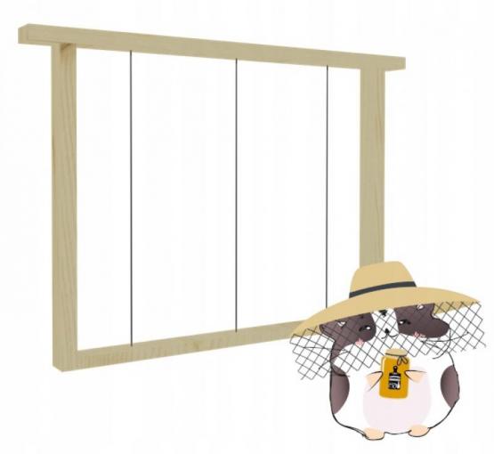 POJEMNIK 40L RAMKI PLASTER MIODU LANGSTROTH DADANT