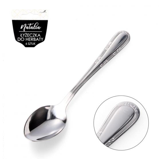 Łyżeczka o herbaty Natalia - 6 sztuk