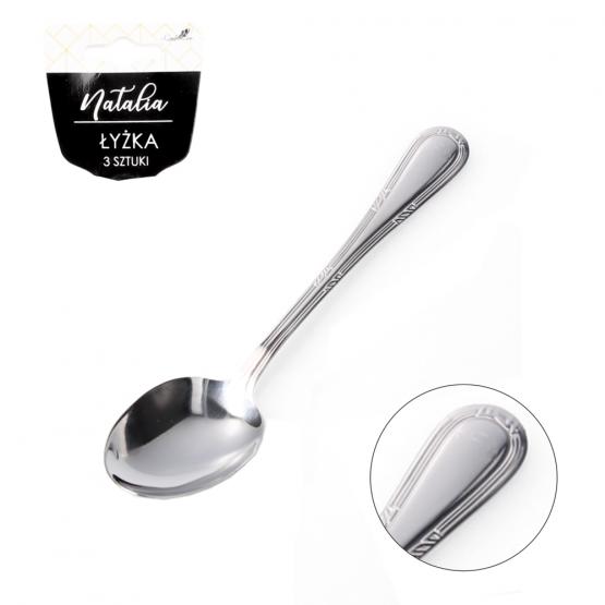 Łyżka Natalia - 3 sztuki
