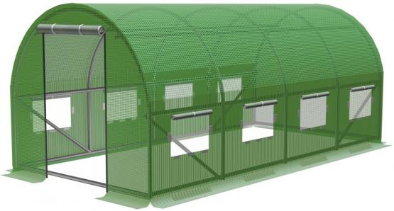 Tunel foliowy ogrodowy UV-4 6x3x2m 18m2