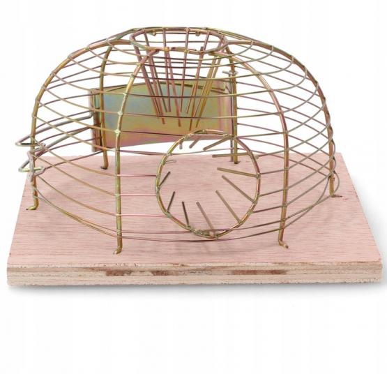 ZYWOLAPKA-PULAPKA-NA-MYSZY-LAPKA-KOMORA-14x5-5cm Pułapka na myszy Żywołapka 14 x 14 x 5,5 cm