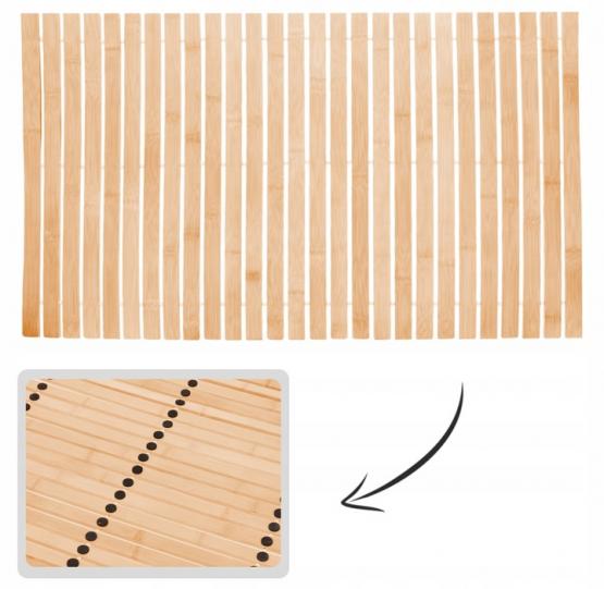 MATA ŁAZIENKOWA BAMBUSOWA HAITI 50x80cm 