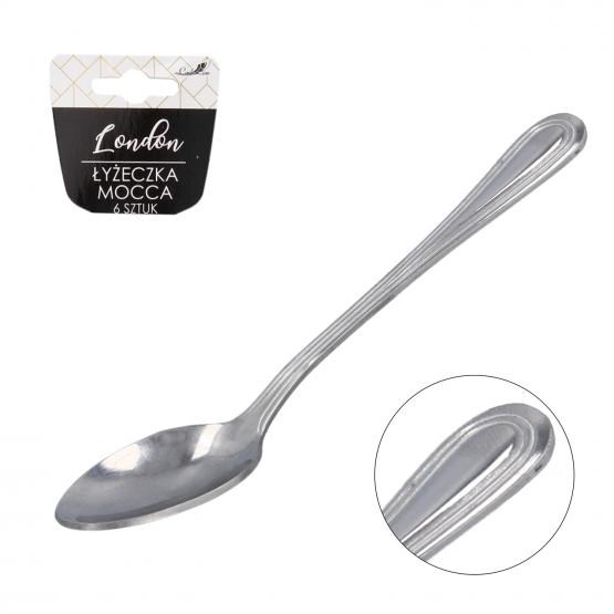 KPL. 6 SZT ŁYŻECZEK MOCCA LONDON