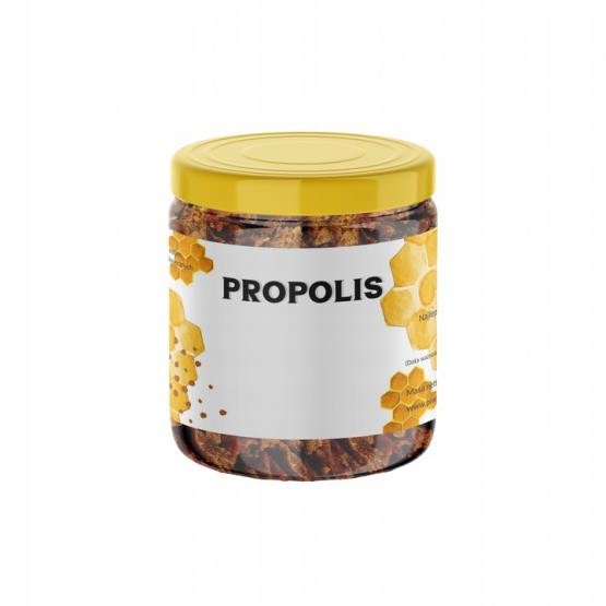 KPL. 100 ETYKIET PROPOLIS 116 x 50 MM