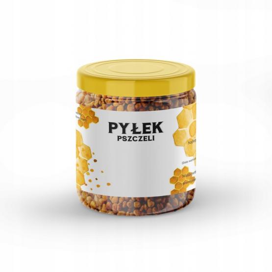 KPL. 100 ETYKIET PYŁEK PSZCZELI 116 x 50 MM