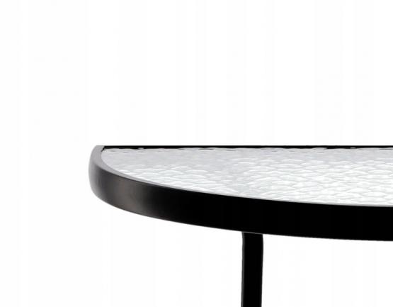 ZESTAW MEBLE BALKONOWE - STOLIK POŁÓWKA + 2 SKŁADANE KRZESŁA