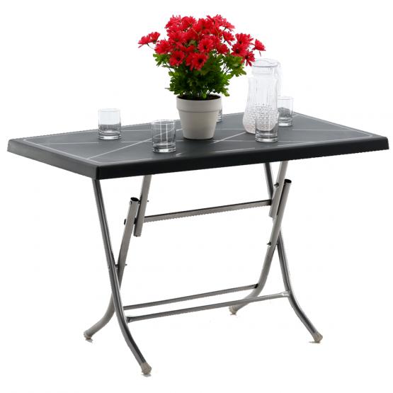 Stół ogrodowy składany 65x115x74 cm ZIELONY 