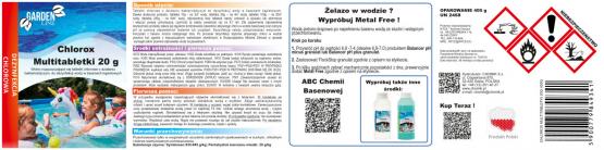 CHLOROX MULTITABLETKI 20G-400G