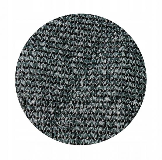 SIATKA CIENIUJĄCA NA OGRODZENIE CIEMNOZIELONA 1,2 x 10 M 135g/m2 90%