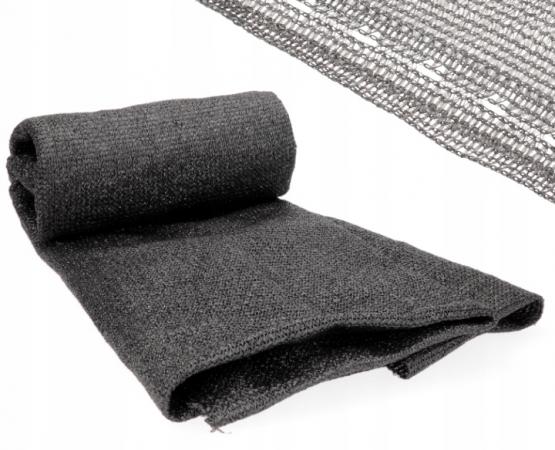 SIATKA CIENIUJĄCA NA OGRODZENIE SZARA 1,2 x 10 M 135g/m2 90% 