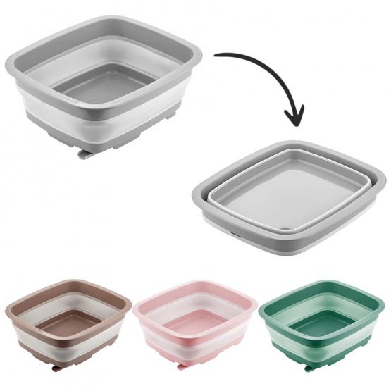 MISKA 9 L Z ODPŁYWEM SKŁADANA 37 X 31,5 X 5,4 CM 