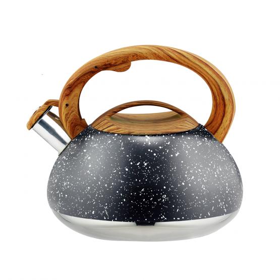 CZAJNIK ZE STALI NIERDZEWNEJ CZARNY IWO 2,5L 