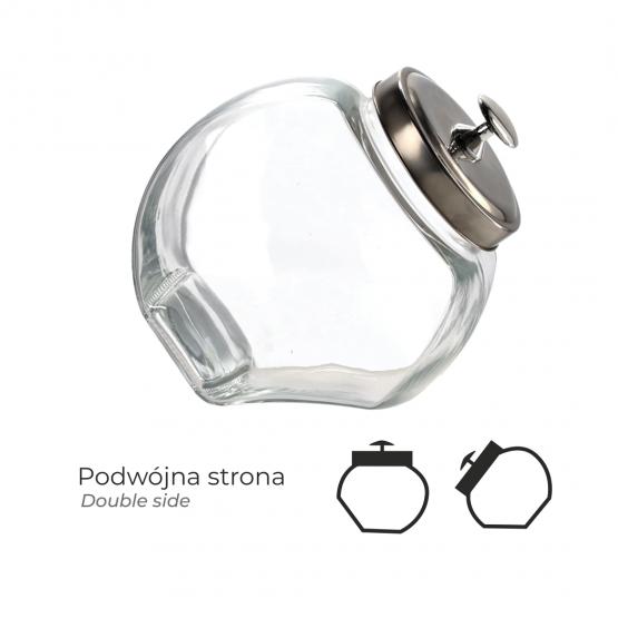 SŁOIK  4,4L  Z POKRYWKĄ