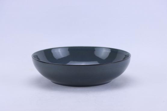 TALERZ GŁĘBOKI 19,5 CM CERAMICZNY OKRAGŁY GLAZE 