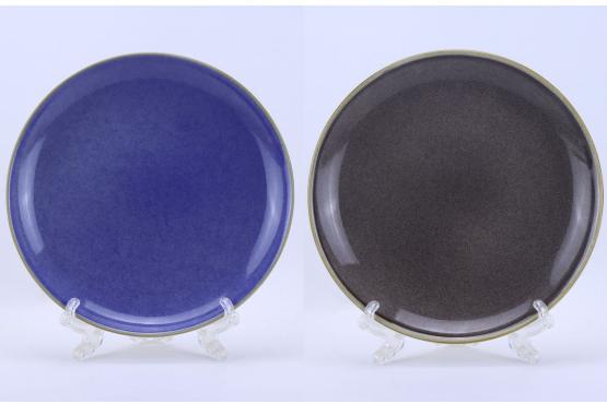 TALERZ PŁYTKI 20,5 CM CERAMICZNY OKRĄGŁY