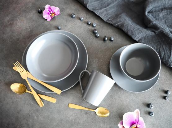 BULIONÓWKA CERAMICZNA 650 ML GREY 