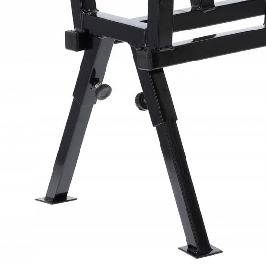 KOZIOŁ KOBYŁKA DO CIĘCIA DREWNA CZARNY 81x37x103 cm